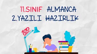 11Sınıf Almanca  1Dönem 2 Yazılıya Hazırlık  Boş yazılı örneği [upl. by Anillehs970]