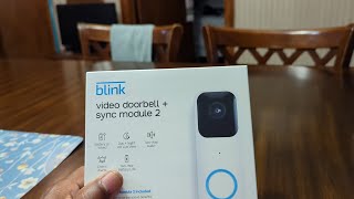 Unbox setup and use of a Blink door bell camera system with Sync module 2  VOTD [upl. by Chicoine]