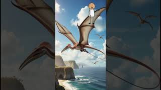 Pteranodon The King of the Prehistoric Skies 🦅🌊pteranodon cretaceous jurassic shorts universe [upl. by Preston]