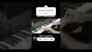 The rains of castamere on piano piano gameofthrones rainsofcastamere pianocover [upl. by Kurr]