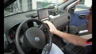 Fiat Punto  Radiomonitor ed impianto hi fi saelcaraudiocom [upl. by Darom]