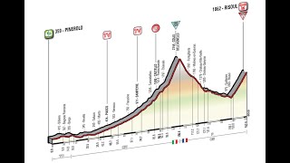 Giro dItalia 2016 19a tappa PineroloRisoul 162 km [upl. by Foulk86]