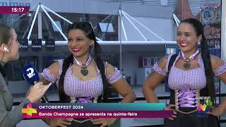 Banda Champagne se apresenta na quintafeira à meianoite [upl. by Joann]