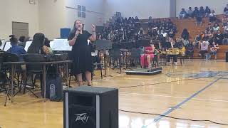 Dowdell Middle Magnet School Dolphin Pride Drumline Spring Concert Performance [upl. by Ledah]