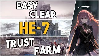 HE7  Trust Farm Easy Strategy 【Arknights】 [upl. by Aldos]