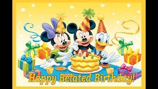 Best Happy Belated Birthday Wishes Quotes And Saying [upl. by Evod]