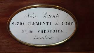 Square Pianos im ClavierSalon Muzio Clementi amp Comp London 1806 [upl. by Trumann]