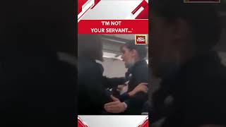 Passenger Air Hostess Get Into A Shouting Match On Indigo Flight [upl. by Hilliary]