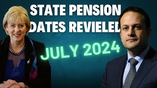 EXCITING NEWS SENIORS  STATE PENSION DEPOSIT DATES UNVEILED JULY 2024  FOR IRELAND SENIORS [upl. by Denae]