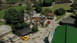 raccolta barbabietole  FS22  Land of Italy  RealVirtualFarming [upl. by Rockwood271]