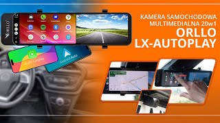 ORLLO LXAUTOPLAY Kamera samochodowa mulimedialna 20w1 w lusterku nawigacja yanosik z kamerą cofania [upl. by Crescentia]