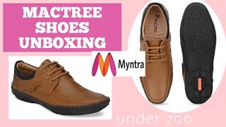 mactree shoes unboxing from myntra  myntra shoes unboxing saumiashmayu myntrahaul myntrashoes [upl. by Aenea]