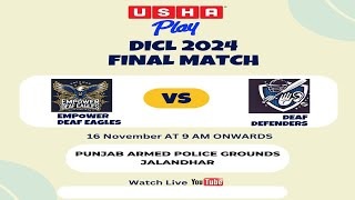 🔴LIVE  USHA DIVYANG INDIAN CRICKET LEAGUE 2024  4K ULTRA HD  16 NOV 2024 [upl. by Whelan483]