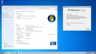 Installing Windows 7 Starter x64 Leaked [upl. by Aimat]