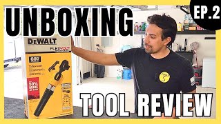 Dewalt 60V Flexvolt Leaf Blower Unboxing amp Review [upl. by Atiniv]