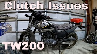 Yamaha TW200 Clutch Issues Problem Solved [upl. by Kenison]