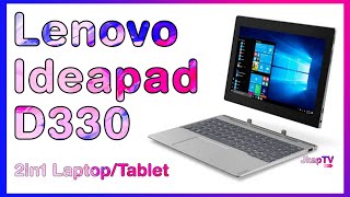 Lenovo Ideapad D33010IGL Touchscreen Laptop Tablet Quick Overview [upl. by Yanahs635]