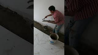 Laying the Piece of Floor Tile  Daily Construction Job shorts shortsfeed [upl. by Nilyak455]