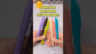 Pentel Fude Touch Brush 2023 New Colors Swatch🎨🎨 shorts [upl. by Ettesil570]