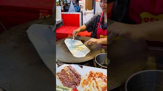 THAI BANANA ROTI Part 1 foodie bangkok travel bangkokstreetfood bangkokfoodie food streetfood [upl. by Aihsekal]