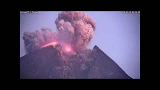 Erupsi Gunung Merapi 13 February 2020 shorts [upl. by Frye]