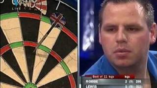 Adrian Lewis vs Mario Robbe Part 2  2007 International Dart League  Round 1 [upl. by Ajiram]