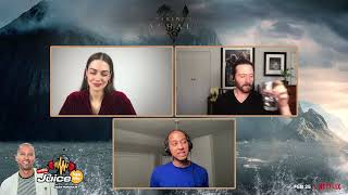 Vikings Valhalla Laura Berlin and David Oakes Interview [upl. by Recha]