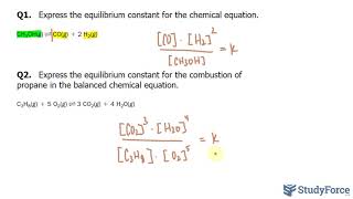 ⚗️ Expressing Equilibrium Constants for Chemical Equations [upl. by Llig210]