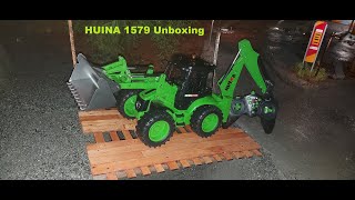 Teste HUINA 1579 Será que vale apena WHEEL LOADER Huina 1579 test [upl. by Neona]