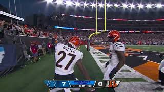 Anthony Richardson throws a PICK 6 to Jordan Battle for touchdown Week 3 2024 NFL Preseason [upl. by Eves]