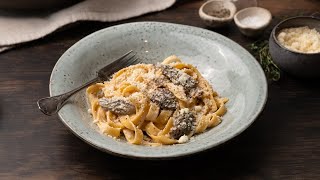 Earthy Morel Mushroom Cream Sauce Pasta Recipe [upl. by Luhey]