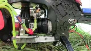 Kasama Shrimok 90 RC Helicopter Up Close OS 91 HZ R 3D Speed Engine [upl. by Edieh272]