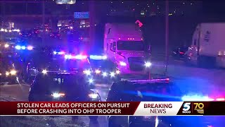 OCPD Car stolen from Texas stopped in OKC two people taken into custody [upl. by Anaeco]