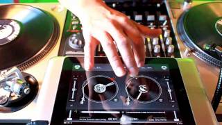 iPad w djay Software Scratch Tutorial Masta Hanksta [upl. by Anaj]