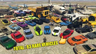 All Rare amp Secret Cars in GTA 5 Hidden Vehicle Locations Guide  Story Mode [upl. by Lira]