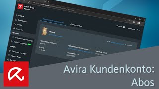 Avira Kundenkonto Abos [upl. by Montgomery]