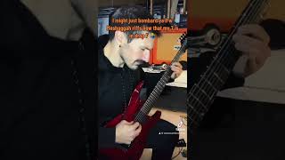 “Lethargica” is an absolutely destructive riff meshuggah djent progmetal metal riff [upl. by Alicia]