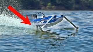 CHEAP HYDROFOIL RC Boat MODS [upl. by Ahsram647]