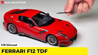 Ferrari F12 TDF 118 Diecast by BBR Models [upl. by Eelir]