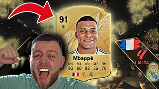 OMG I PACKED MBAPPE ON FC25 THE BEST PLAYER [upl. by Moorefield102]