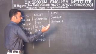 SK Spoken English Training Centre FREQUENTLY USED VERBS IN DAILY LIFE  MUST WATCH [upl. by Nymassej]