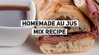 Homemade Au Jus Mix Recipe [upl. by Eilsel]