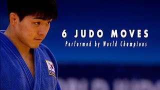 6 Judo moves performed in finals by World Champions [upl. by Alaik351]