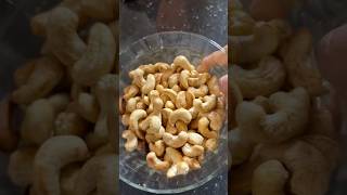 Roasted cashews recipe spicy homemade food foodie foodlover art indianfood [upl. by Leuamme500]