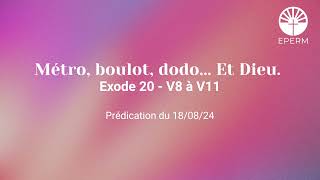 Métro boulot dodo Et Dieu 180824 [upl. by Sexton]