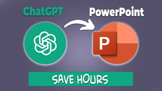 Make Stunning PowerPoint Presentations with ChatGPT [upl. by Anolahs970]