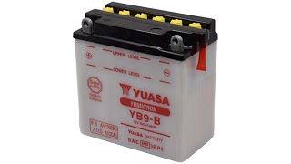 Yuasa YB9B motor akkumulátor [upl. by Narak468]