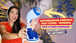 Vale a pena comprar vaporizador portátil para passar roupas Fast Steam da Mondial Review completo co [upl. by Ityak]