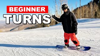 Improve Beginner Snowboard Turns with One Skill [upl. by Adnolor177]