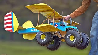 FLYING MONSTER Truck RC airplane car [upl. by Ettegirb]